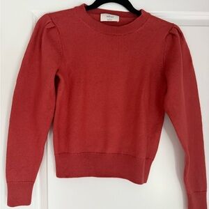 Wilfred Burt orange sweater